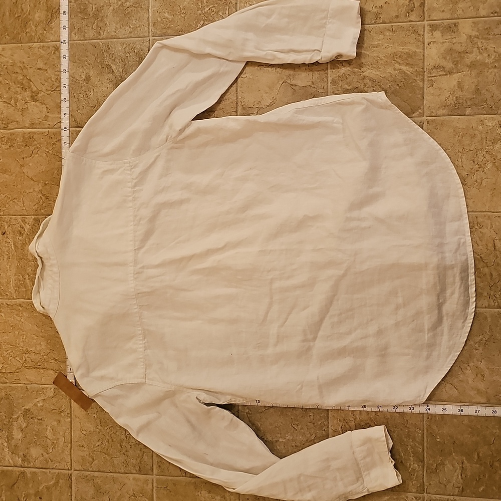 Universal Thread Men's Button Down Cream/white Li… - image 7